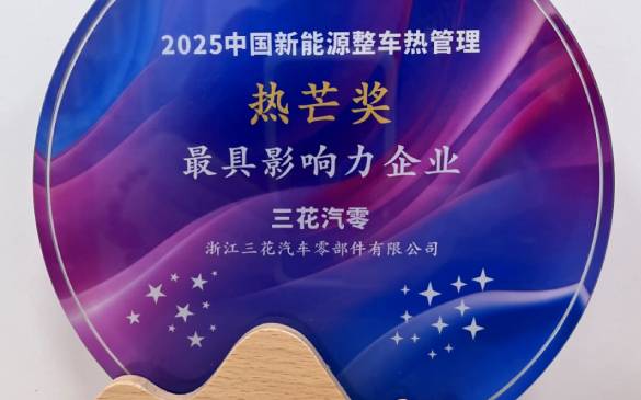 云顶集团4008汽零荣获2025年中国新能源整车热治理“热芒奖”